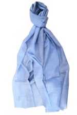 Light Weight Shahmina Scarves - Sky Blue