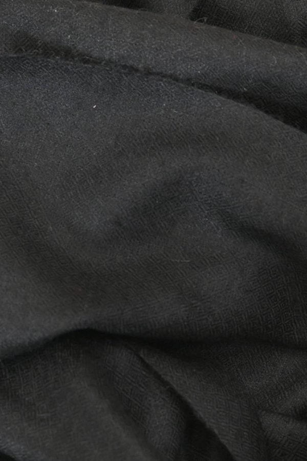 Light Weight Shahmina Scarves - Solid Black