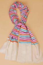 Light Weight Shahmina Stole - Multi