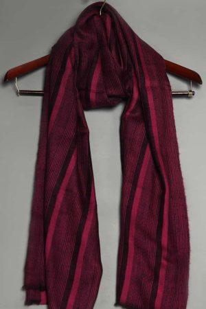 Light Weight Shahmina Stole - Purplish Pink