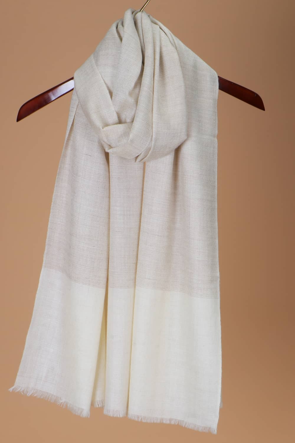 Light Weight Shahmina Stole – Soft Whites