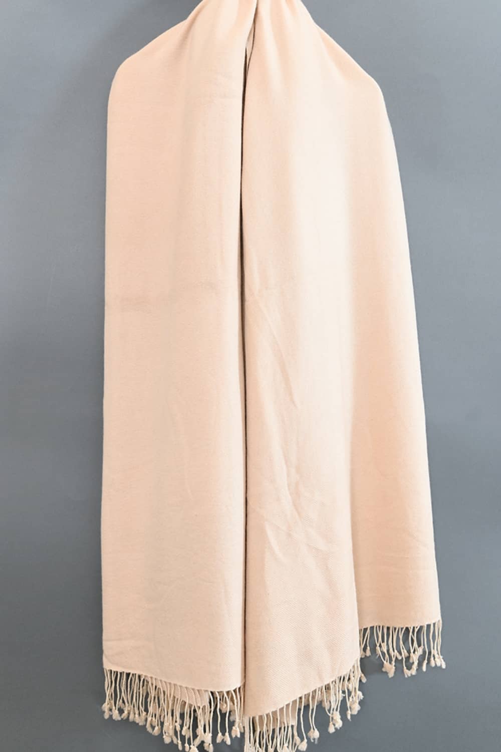 Pashmina Blanket Double – Beige Monotone