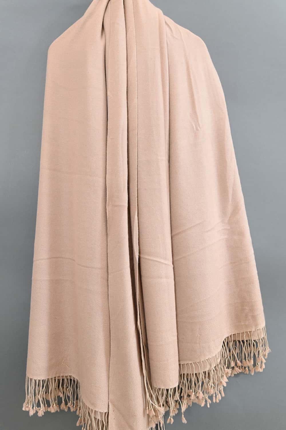 Pashmina Blanket Double – Subtle Beige