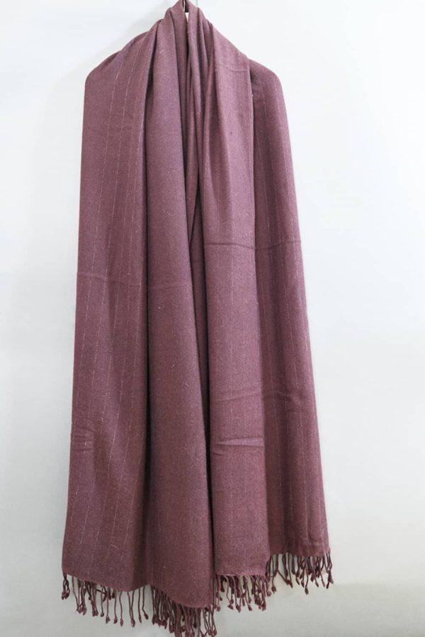 Pashmina Blanket Single - Dark brown