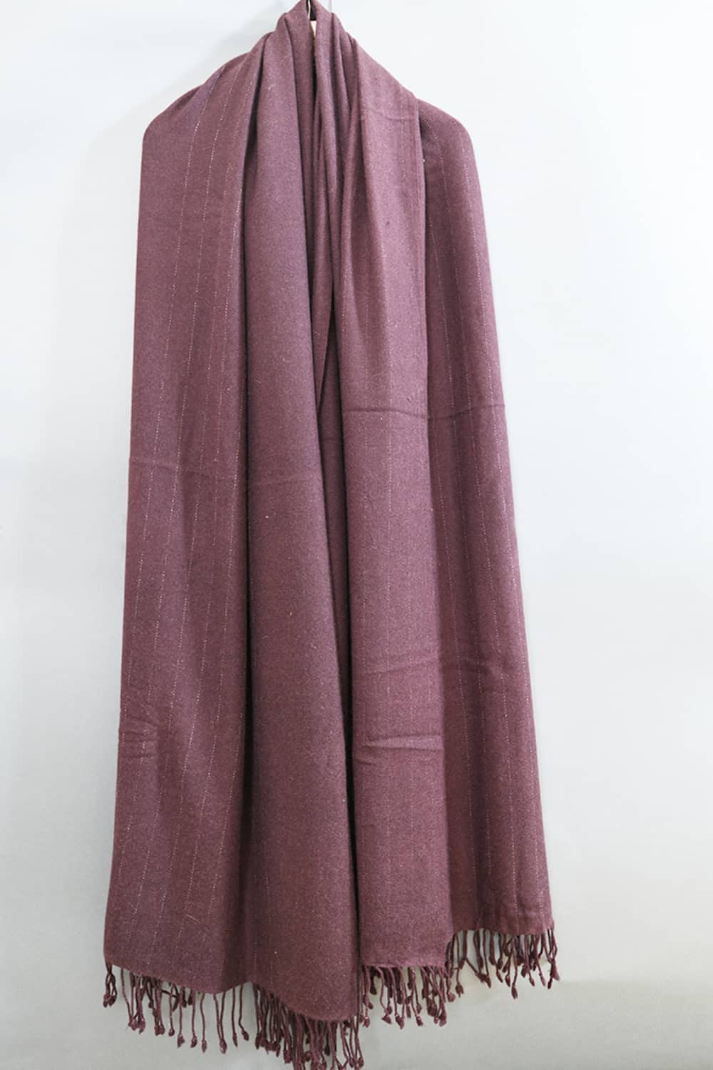 Pashmina Blanket Single – Dark brown