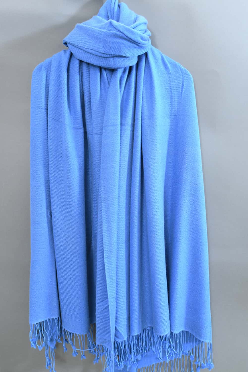Pashmina Blanket Single – Light Blue