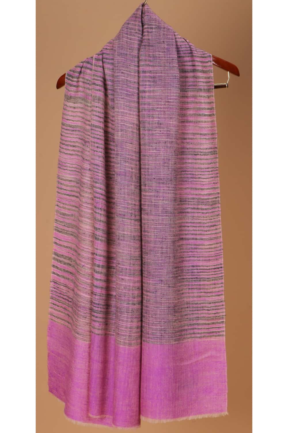 Pashmina Ikat Stole – Pink