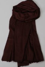 Pashmina Jaquard Stole - Coffee Brown