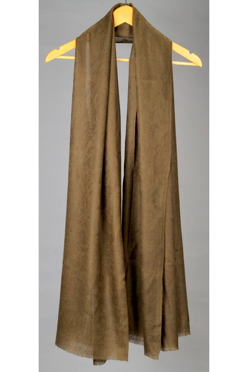 Pashmina Jaquard Stole – Dark Brown