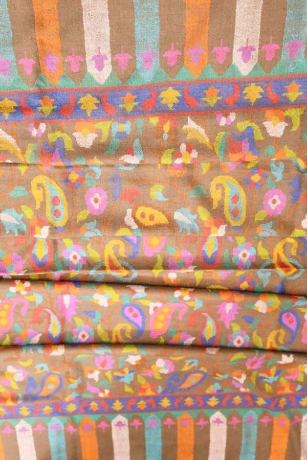 Pashmina Kani Jamawar Shawl - Multi