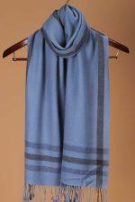 Pashmina Muffler - Blue Grey