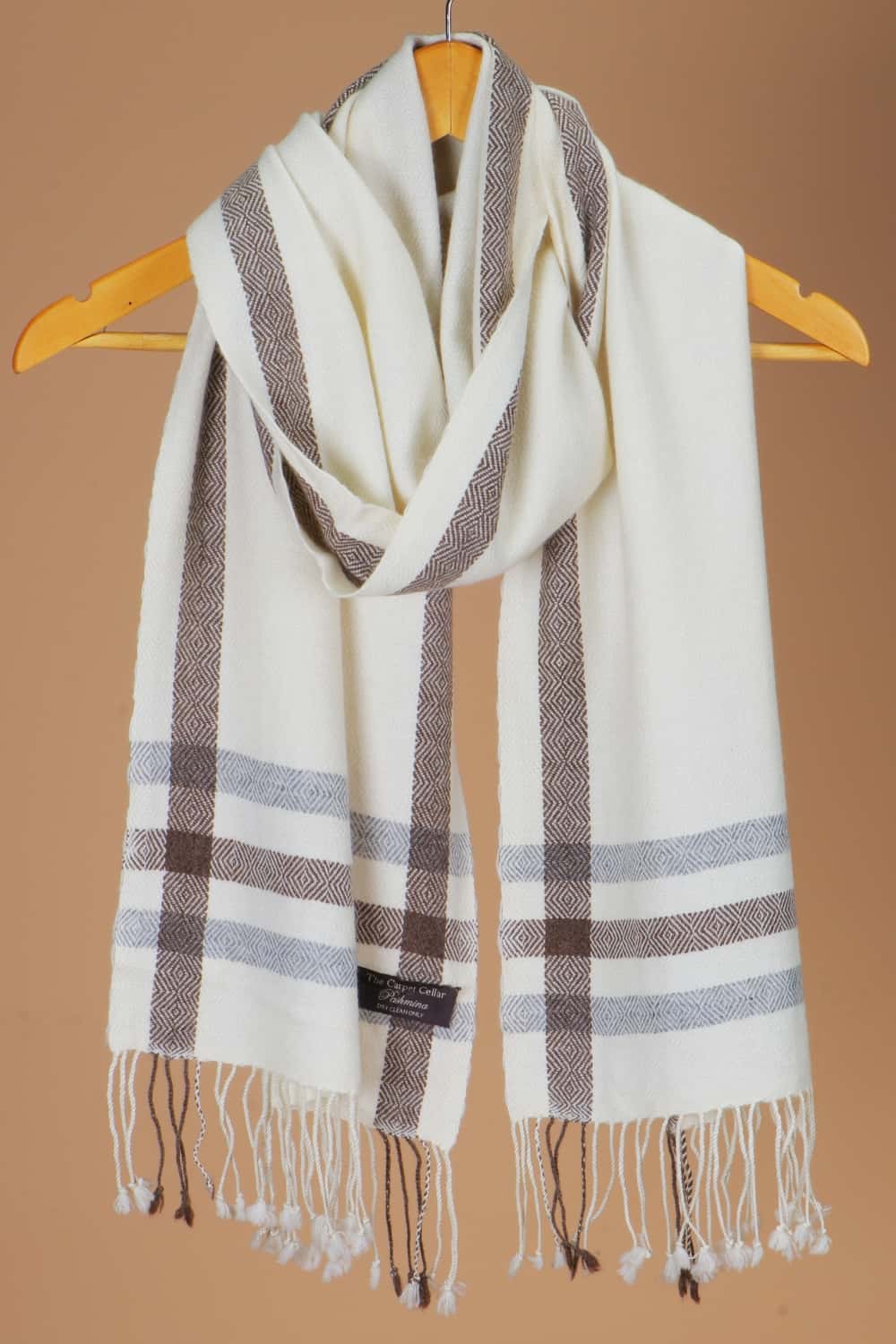 Pashmina Muffler – White