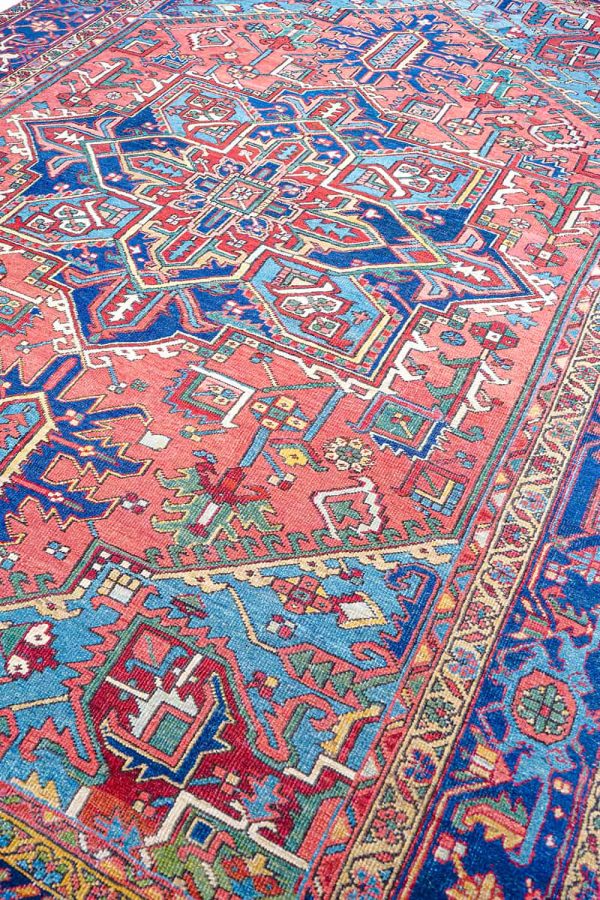 Antique Persian Heriz Serapi - Star Gaze