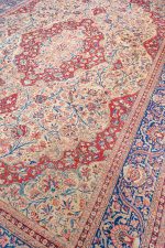 Persian Dabeer Kashan - Rustic Beige and Red