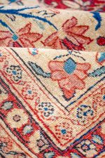 Persian Dabeer Kashan - Rustic Beige and Red