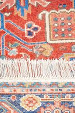 Antique Persian Heriz Serapi - Concentric Stars
