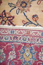 Persian Kashan - Golden Floral Vines
