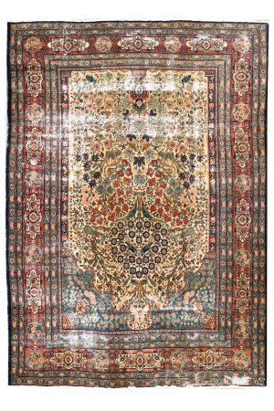 Antique Persian Kashan - Intricate Tree of Life