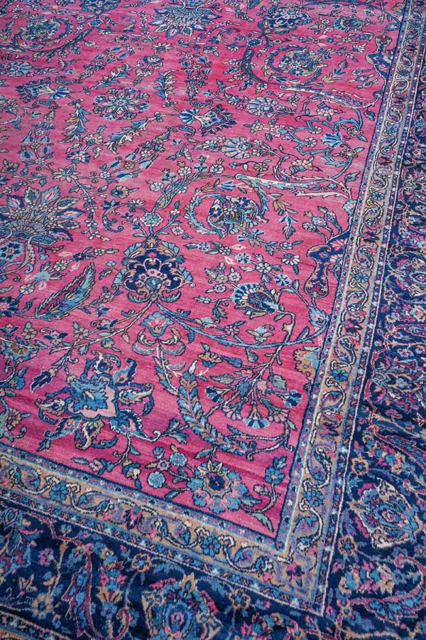 Persian Kerman - Entwined Pink