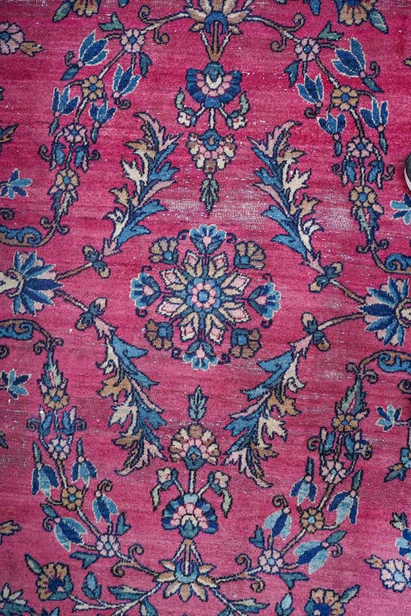 Persian Kerman - Entwined Pink