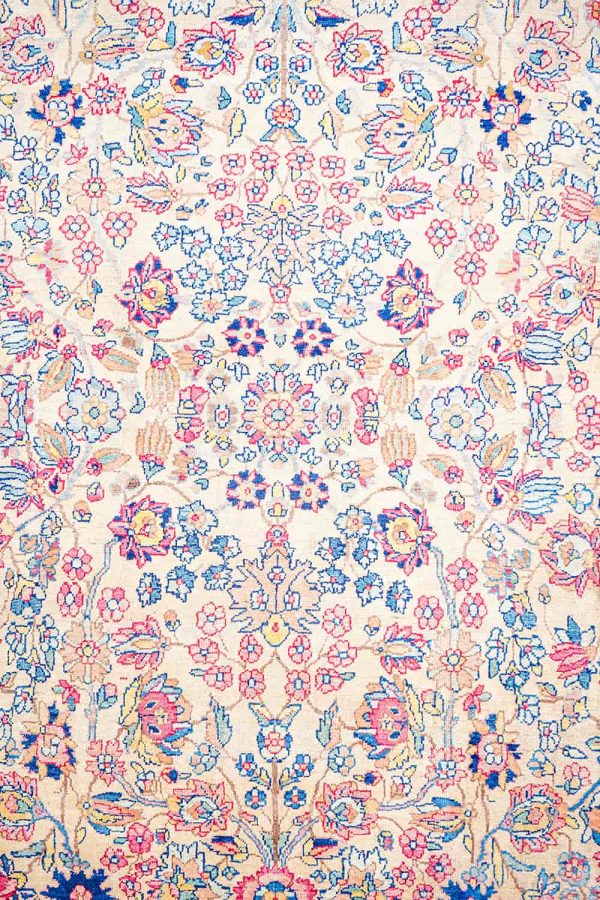 Antique Persian Kerman - Floral Fury