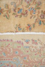Antique Laver Kerman Aubusson - Rustic Beige