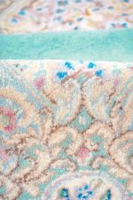 Antique Laver Kerman French Aubusson - Light Blue