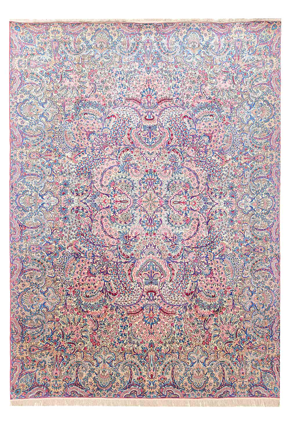 Antique Laver Kerman – Floral Sans Border