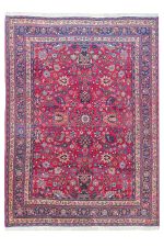 Antique Persian Saroukh - Festive Red