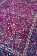 Antique Persian Saroukh - Festive Red
