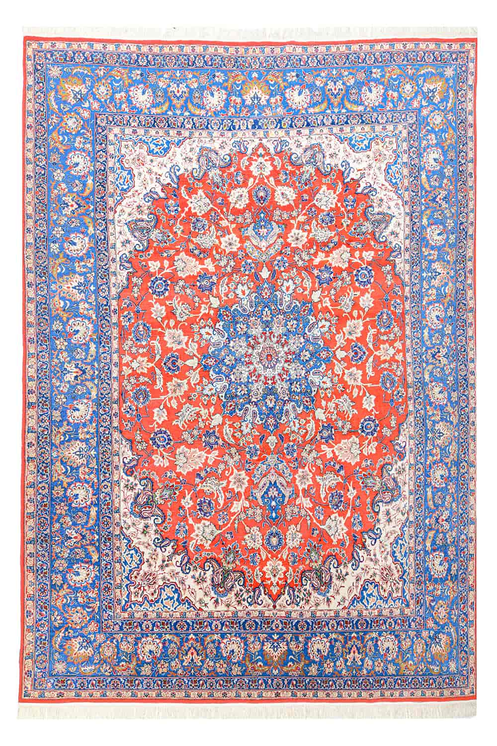 Persian Nain – Cobalt Blue Medallion