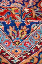 Antique Persian Royal Kurk Kashan - Floral Rusts