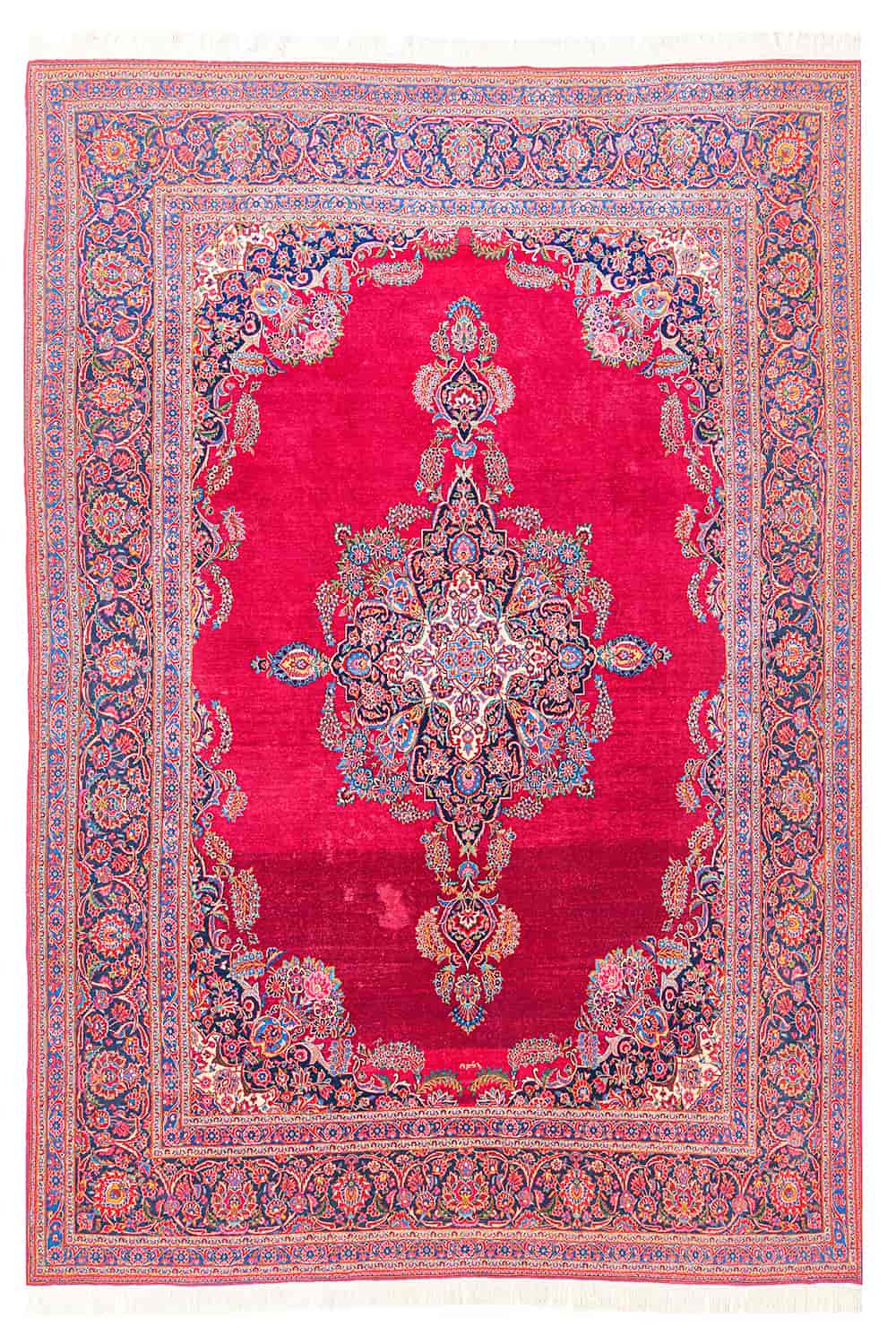 Persian Royal Kurk Kashan – Lava Red