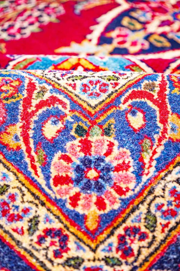Persian Royal Kurk Kashan - Lava Red