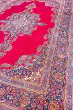 Persian Royal Kurk Kashan - Lava Red