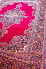 Persian Royal Kurk Kashan - Lava Red