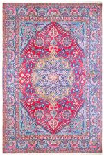 Antique Persian Yezd Kerman - Lava Red