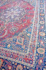 Antique Persian Yezd Kerman - Star Medallion