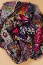 Printed Pashmina Stole - Purple