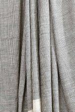 Shahmina Gents Shawl - Black on Beige