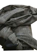 Shahmina Gents Shawl - Gray Dual Weave