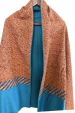 Vintage Kani Jamawar Shawl - Golden Paisley