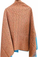 Vintage Kani Jamawar Shawl - Golden Paisley