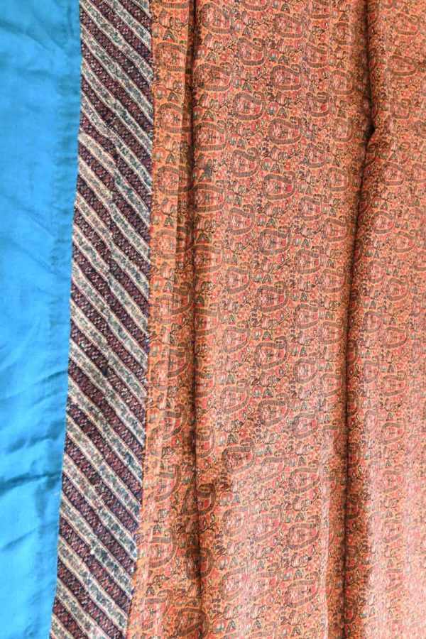 Vintage Kani Jamawar Shawl - Golden Paisley