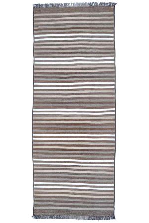 Vintage Afghan Bamiyani Kilim - Earthy Tones