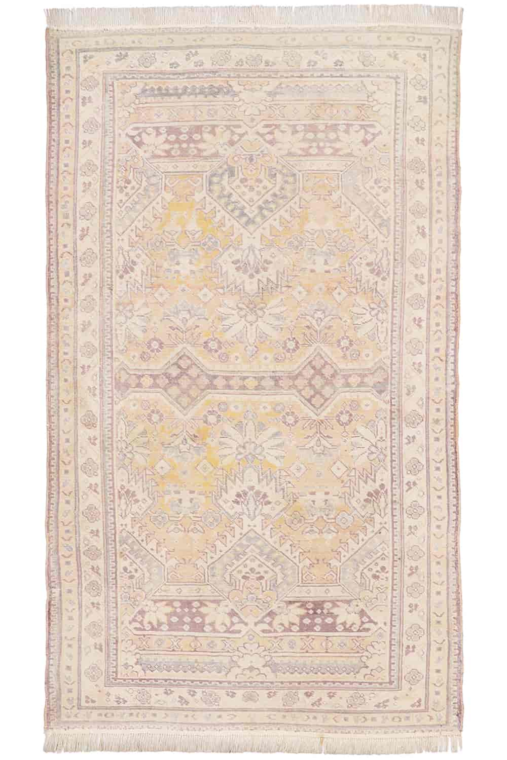 Vintage Agra Jail Cotton Carpet – Bouquet