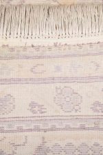 Vintage Agra Jail Cotton Carpet - Bouquet