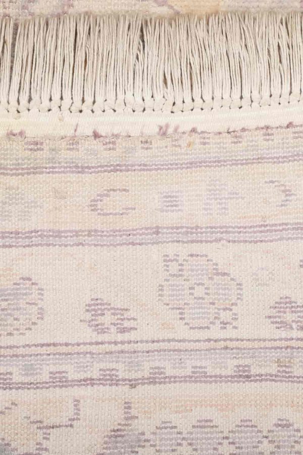 Vintage Agra Jail Cotton Carpet - Bouquet