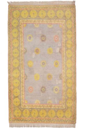 Vintage Agra Jail Cotton Carpet - Dispersed