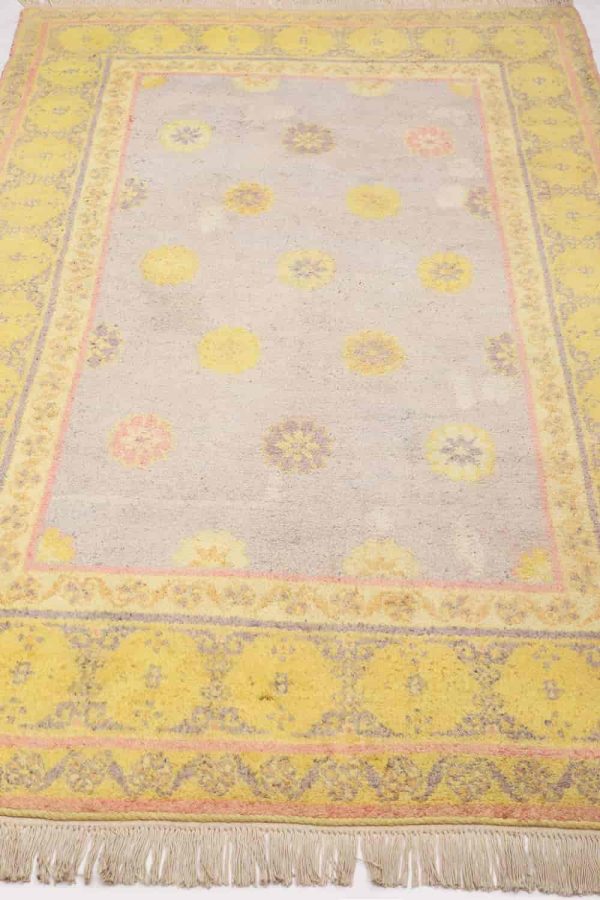 Vintage Agra Jail Cotton Carpet - Dispersed